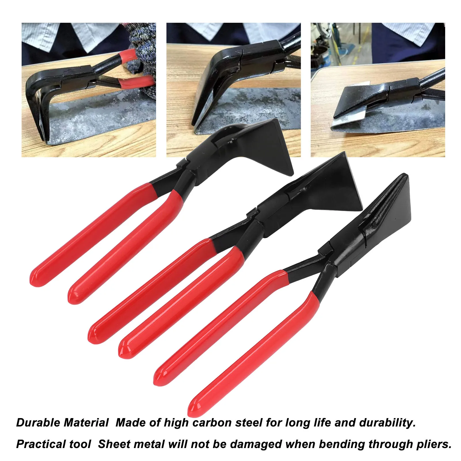 Straight Jaw Metal Bending Plier High Carbon Steel Practical 45° 90° High Strength Metal Bending Plier for Bending Sheet Metal
Straight Jaw Metal Bending Plier High Carbon Steel Practical 45° 90° High Strength Metal Bending Plier for Bending Sheet Metal