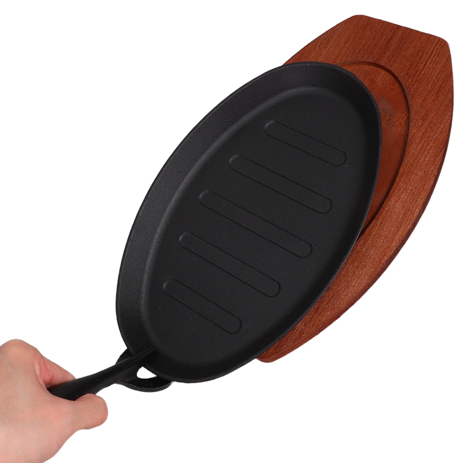 1 set Cast Iron Grill Plate 8 Inch Seasoned Skillet For Steak Sizzling Platter Stovetop Griddle Pan Indoor Outdoor Cooking
1 set Cast Iron Grill Plate 8 Inch Seasoned Skillet For Steak Sizzling Platter Stovetop Griddle Pan Indoor Outdoor Cooking