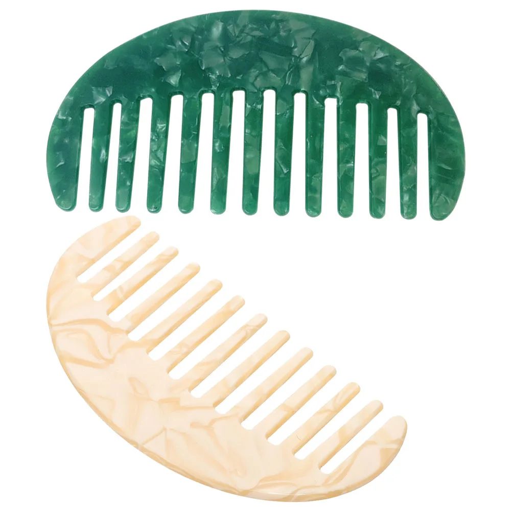 2 pcs Wide Tooth Comb For Curly Hair Anti Static Detangling Combs For Women Wet Hair Styling Portable Travel Large Tooth Comb
2 pcs Wide Tooth Comb For Curly Hair Anti Static Detangling Combs For Women Wet Hair Styling Portable Travel Large Tooth Comb