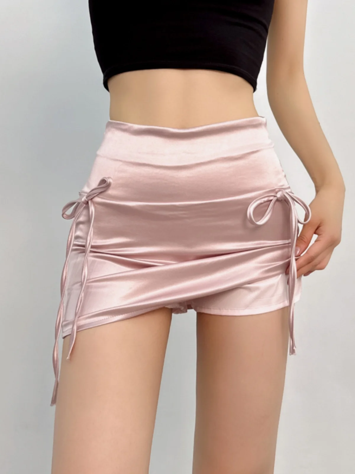 Sweet Cool Niche Spicy Girl Playful с низкой талией, полудлинная юбка, женская летняя юбка с бантом на шнуровке Pure Desire, тонкая короткая юбка 9324
Sweet Cool Niche Spicy Girl Playful с низкой талией, полудлинная юбка, женская летняя юбка с бантом на шнуровке Pure Desire, тонкая короткая юбка 9324