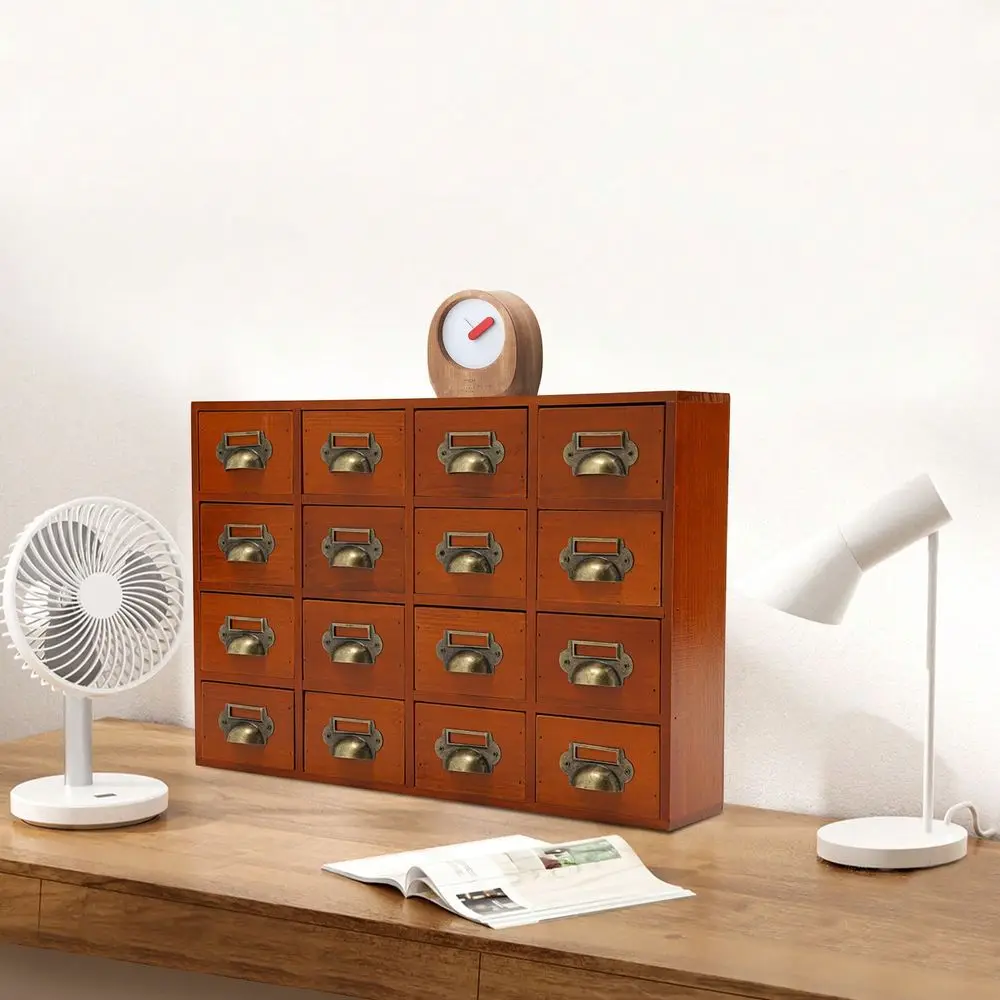 Vintage Wooden 16Compartment Storage Cabinet, 4Tier Organizer, Durable, SpaceSaving, For Office, Home, And Small Items, No Asse
Vintage Wooden 16Compartment Storage Cabinet, 4Tier Organizer, Durable, SpaceSaving, For Office, Home, And Small Items, No Asse