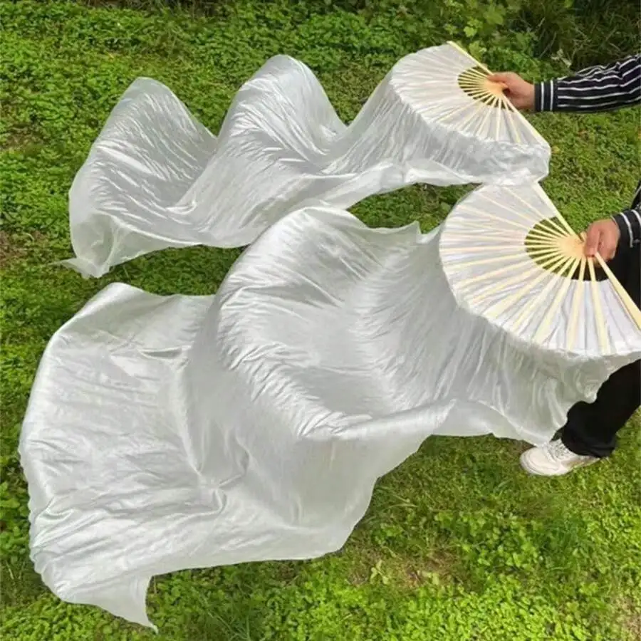 1pc Elegant White Belly Dance Fan With Long Chiffon Veil - Right Hand Version, Dance Fan Suitable For Parties, Cultural Performances And Stage Shows, Dance Accessories, Belly Dance Accessories, Made Of Flowing Silk Fabric, Durable And Easy To Use, Applica
1pc Elegant White Belly Dance Fan With Long Chiffon Veil - Right Hand Version, Dance Fan Suitable For Parties, Cultural Performances And Stage Shows, Dance Accessories, Belly Dance Accessories, Made Of Flowing Silk Fabric, Durable And Easy To Use, Applica