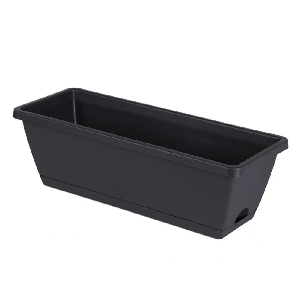 3Pcs Resin Rectangular Planter Large Breathable Water Absorbent Plant Pot with Base with Tray Hanging Flower Pot for Balcony
3Pcs Resin Rectangular Planter Large Breathable Water Absorbent Plant Pot with Base with Tray Hanging Flower Pot for Balcony