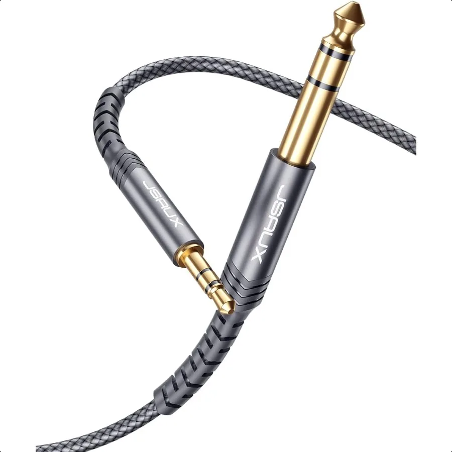 1 4 to 1 8 Cable Stereo o Cable 20FT 6.35mm 1 4 Male to 3.5mm 1 8 Male TRS Bidirectional Stereo o Cable Jack for Guitar Home Th
1 4 to 1 8 Cable Stereo o Cable 20FT 6.35mm 1 4 Male to 3.5mm 1 8 Male TRS Bidirectional Stereo o Cable Jack for Guitar Home Th