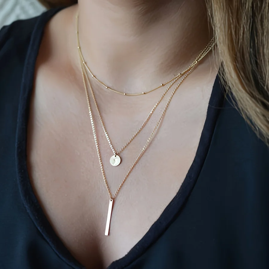 Hot Selling Women's Necklace 1pc Easy Fashion Geometric Sequin Multi-Layer Light Luxury Design
Hot Selling Women's Necklace 1pc Easy Fashion Geometric Sequin Multi-Layer Light Luxury Design