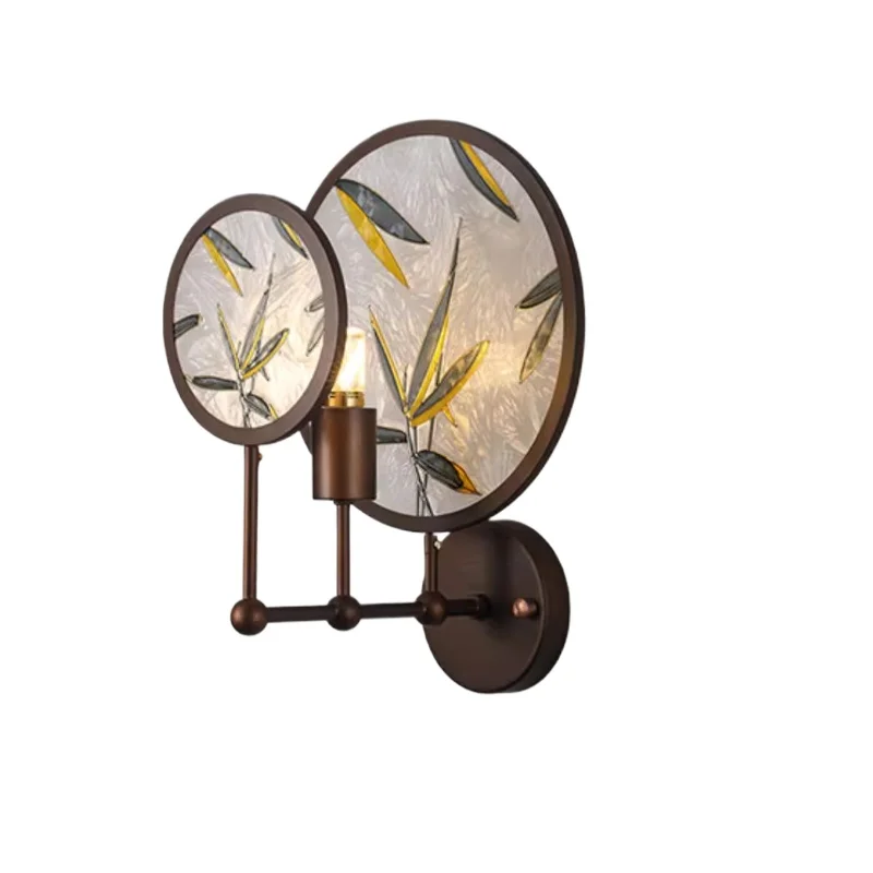 Bedside wall lamp New Chinese style medieval style corridor aisle lamp Song's aesthetic high-end living room wall lamp
Bedside wall lamp New Chinese style medieval style corridor aisle lamp Song's aesthetic high-end living room wall lamp