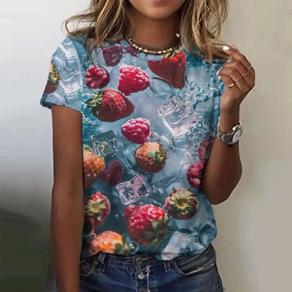 Daily Women's T-Shirt Summer O-Neck T Shirt For Women Fashion Short Sleeve Casual T-Shirt 3d Print Women's Clothing
Daily Women's T-Shirt Summer O-Neck T Shirt For Women Fashion Short Sleeve Casual T-Shirt 3d Print Women's Clothing