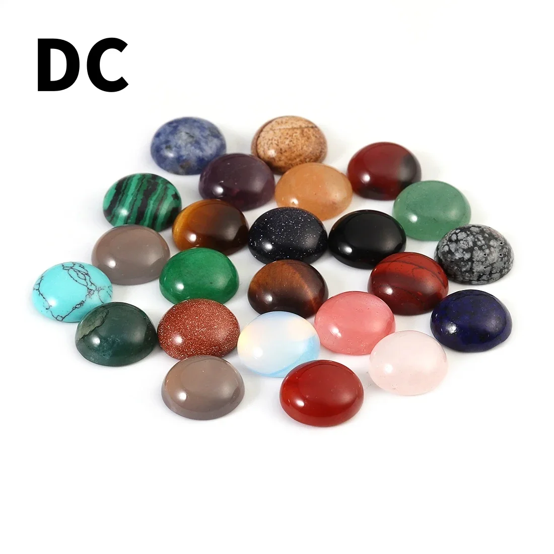 DC 5/10Pcs Natural Stone Cabochon Beads 4/6/8/10/12/14/16/18/20/25mm Round Cabochon Loose Beads Cabochon Cameo DIY Ring Necklace
DC 5/10Pcs Natural Stone Cabochon Beads 4/6/8/10/12/14/16/18/20/25mm Round Cabochon Loose Beads Cabochon Cameo DIY Ring Necklace