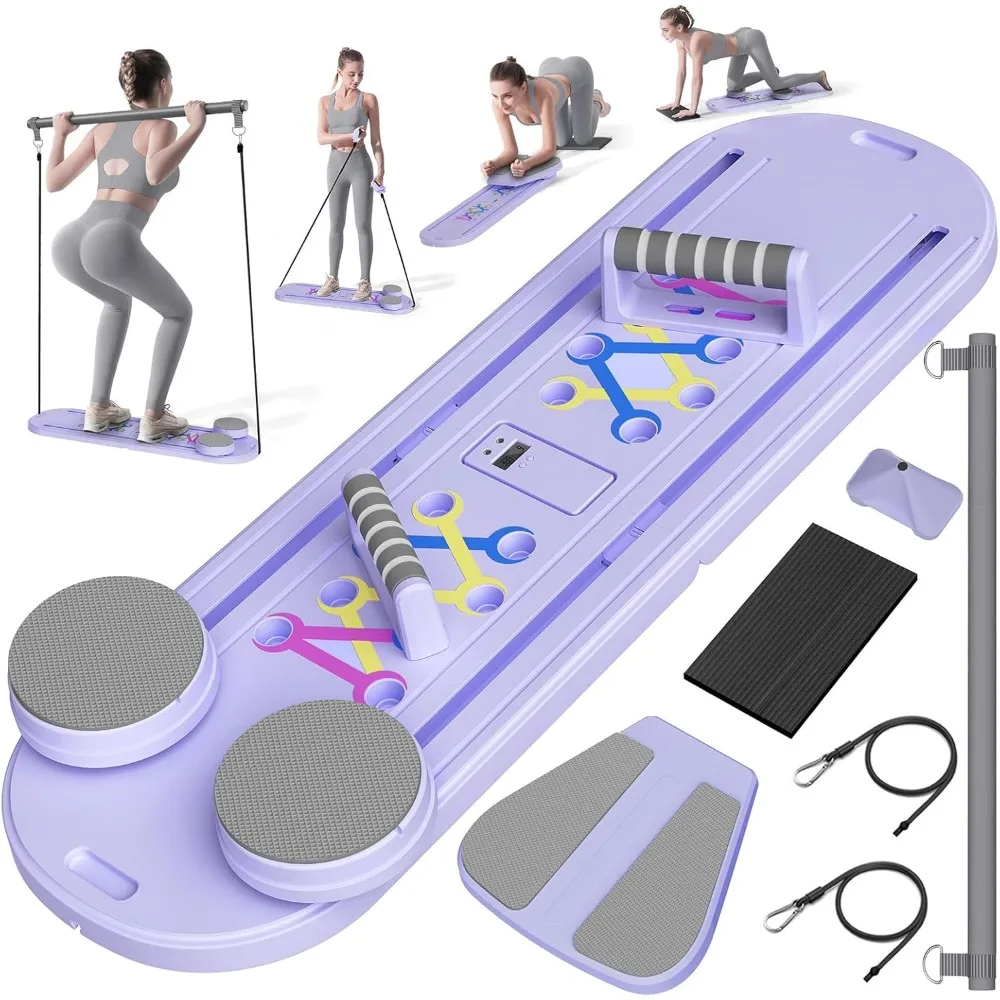 Pilates Board Pilates Reformer Set, Multifunctional Abdominal Pilates Board for Home , 15-in-1 Foldable Ab Core Trainer Board
Pilates Board Pilates Reformer Set, Multifunctional Abdominal Pilates Board for Home , 15-in-1 Foldable Ab Core Trainer Board