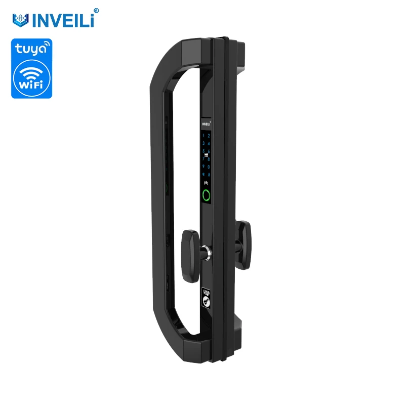 Aluminium alloy Tuya wifi App Biometric Fingerprint Smart Lock Security digital Smartlife Smart Door Lock
Aluminium alloy Tuya wifi App Biometric Fingerprint Smart Lock Security digital Smartlife Smart Door Lock