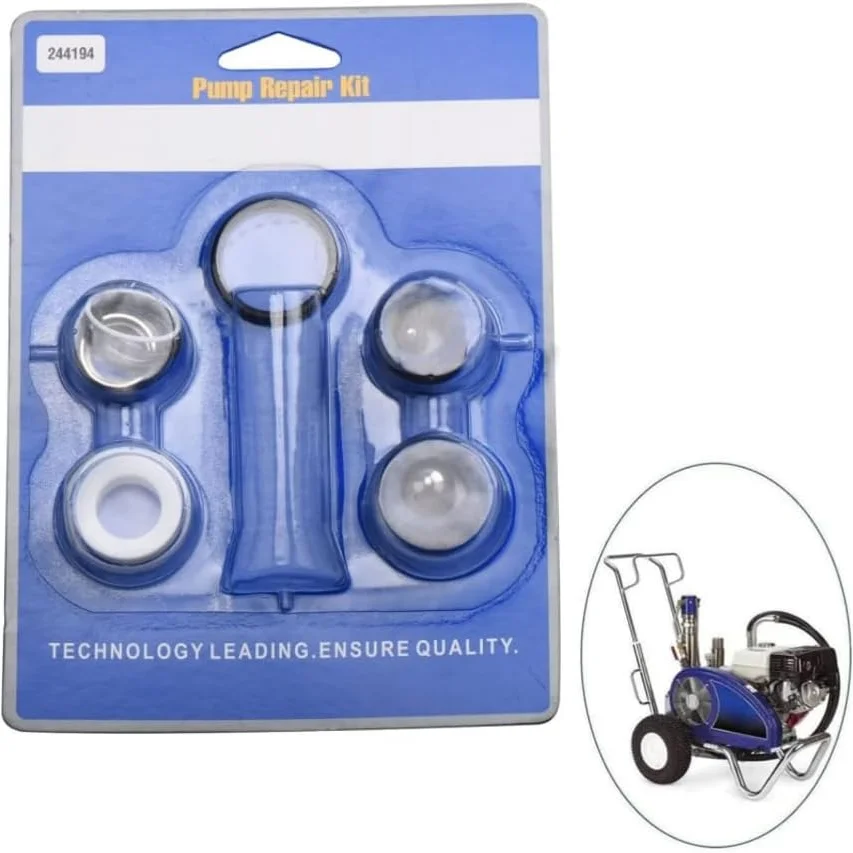 244194 Pump Repair Packing Kit Compatible with Gra Airless Paint Sprayer 210 230 295 390 395 490 495 595 3400
244194 Pump Repair Packing Kit Compatible with Gra Airless Paint Sprayer 210 230 295 390 395 490 495 595 3400