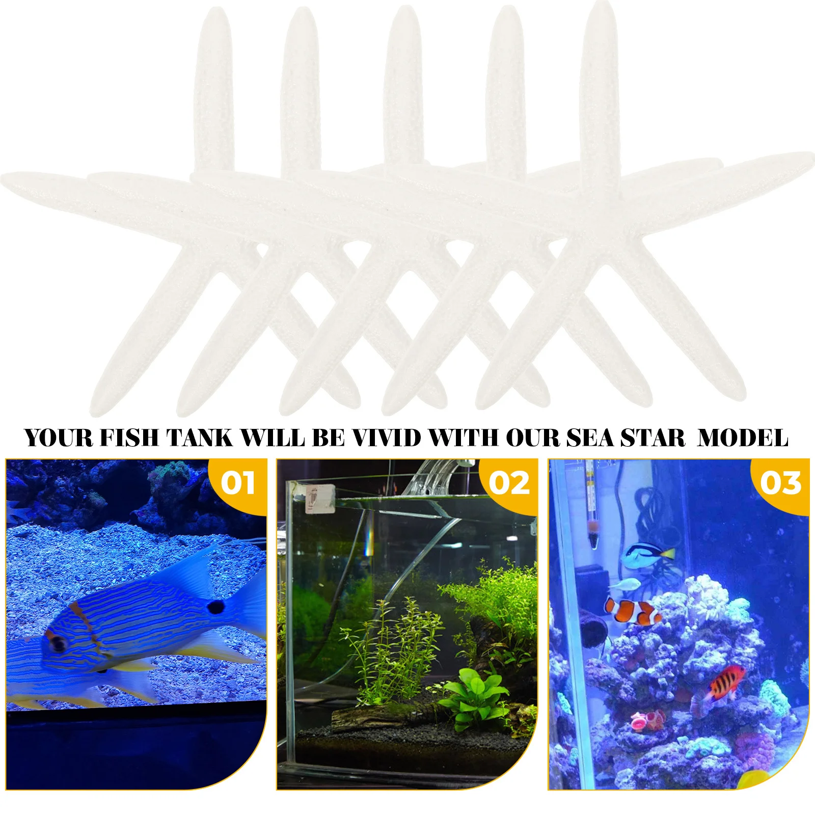 5Pcs Resin Simulated Sea Star Fish Tank Decoration Micro Landscape Ornament Aquarium Decor Natural Sea Supplies
5Pcs Resin Simulated Sea Star Fish Tank Decoration Micro Landscape Ornament Aquarium Decor Natural Sea Supplies