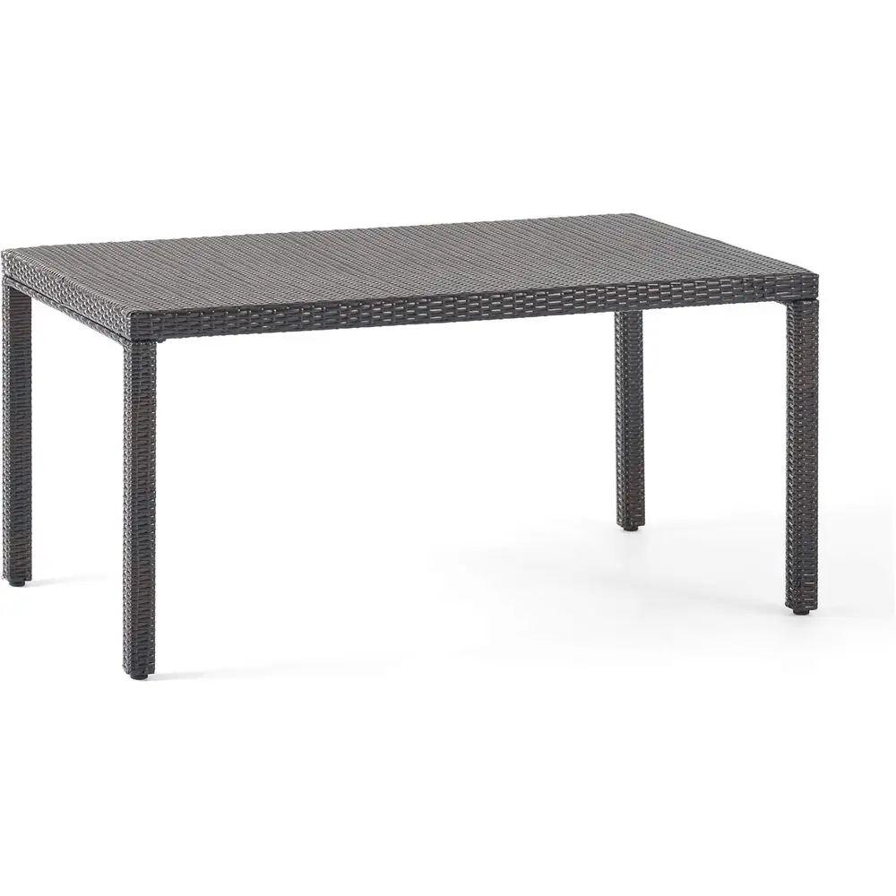 Multibrown Outdoor Wicker Rectangular Dining Table
Multibrown Outdoor Wicker Rectangular Dining Table