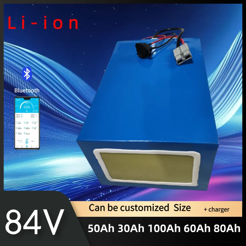 84v100Ah 60Ah 80Ah pour chariot de golf de moto de Sicile 4000W 5000w +10A charger 
84v100Ah 60Ah 80Ah pour chariot de golf de moto de Sicile 4000W 5000w +10A charger