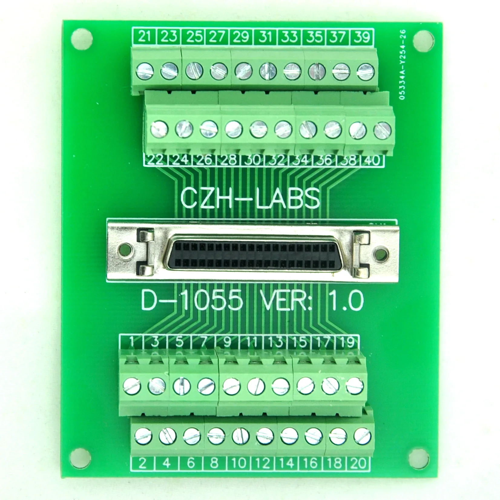 Женская разрывная плата, DSUB, SCSI, терминальный модуль CZH-LABS 40-pin полушаг/0,05 дюйма
Женская разрывная плата, DSUB, SCSI, терминальный модуль CZH-LABS 40-pin полушаг/0,05 дюйма
