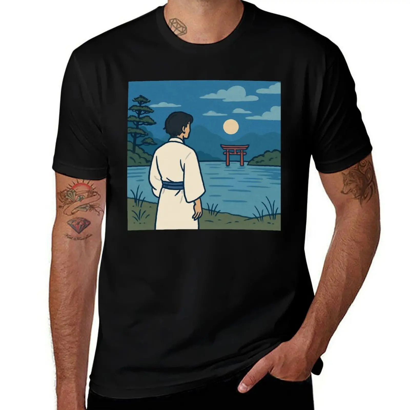 Japan Scene T-Shirt man t shirt heavy cotton cotton tshirt 100% T-Shirt
Japan Scene T-Shirt man t shirt heavy cotton cotton tshirt 100% T-Shirt