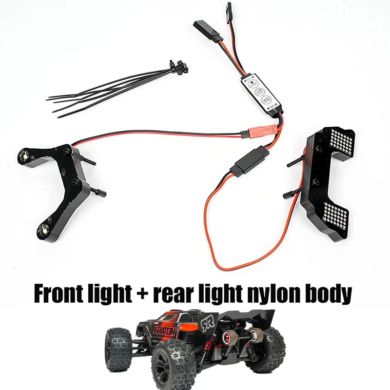 For 1/16 ARRMA MINI KRATON RC Truck Car Simulation Head Wheel Front and Rear Lights Roof Guard
For 1/16 ARRMA MINI KRATON RC Truck Car Simulation Head Wheel Front and Rear Lights Roof Guard