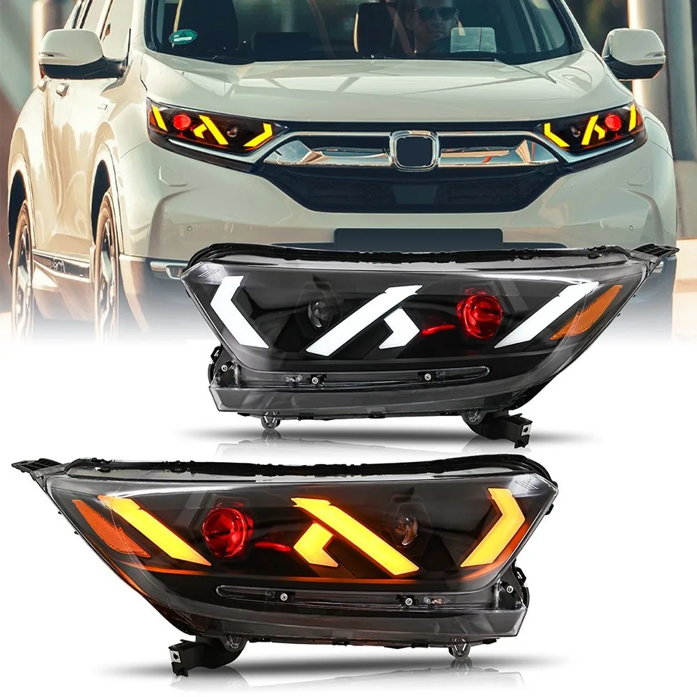 LED Headlights Assembly For 2017-2021 Honda CRV Front Lamp Sequential Turn Red Devil Eye
LED Headlights Assembly For 2017-2021 Honda CRV Front Lamp Sequential Turn Red Devil Eye