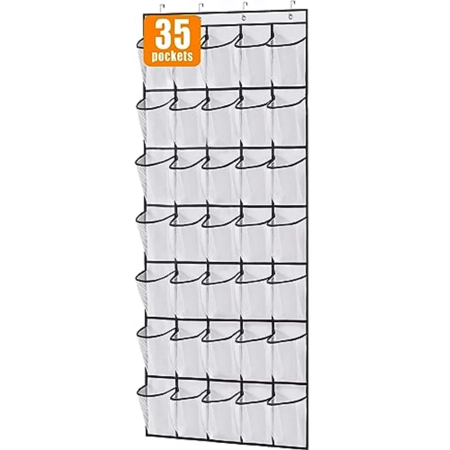 35 Large Pockets Over The Door Shoe Organizer Sturdy Oxford Fabric Hanging Shoe Rack for Door Mesh Closet Shoe Holder Hanger
35 Large Pockets Over The Door Shoe Organizer Sturdy Oxford Fabric Hanging Shoe Rack for Door Mesh Closet Shoe Holder Hanger