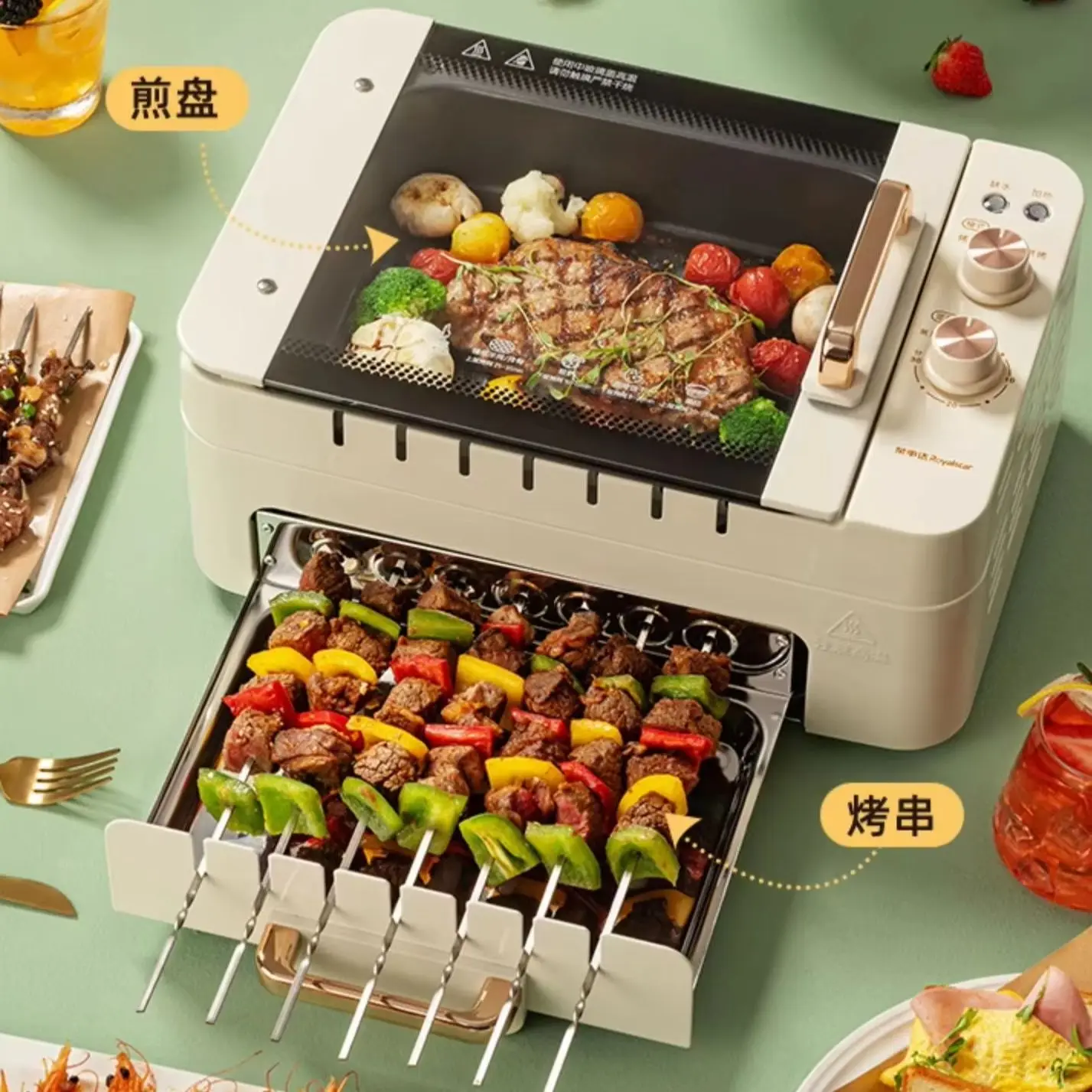 Машина для шашлыка с автоматическим вращением, бытовая машина для барбекю, встроенная кастрюля для жарения Шабу, бездымная электрическая печь для барбекю
Машина для шашлыка с автоматическим вращением, бытовая машина для барбекю, встроенная кастрюля для жарения Шабу, бездымная электрическая печь для барбекю