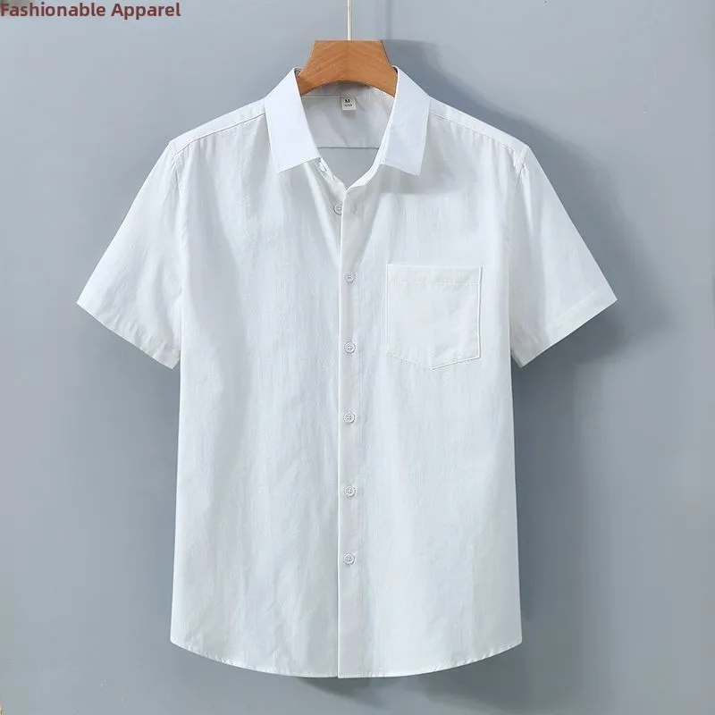 Casual Summer Japanese Sle Men's ort Sve Pure Cotton Thin Busin Casual Loose irt with ket Breathable Loose Fit
Casual Summer Japanese Sle Men's ort Sve Pure Cotton Thin Busin Casual Loose irt with ket Breathable Loose Fit