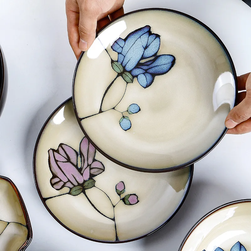 ceramic underglaze deep plate round dinner plate bowl
ceramic underglaze deep plate round dinner plate bowl