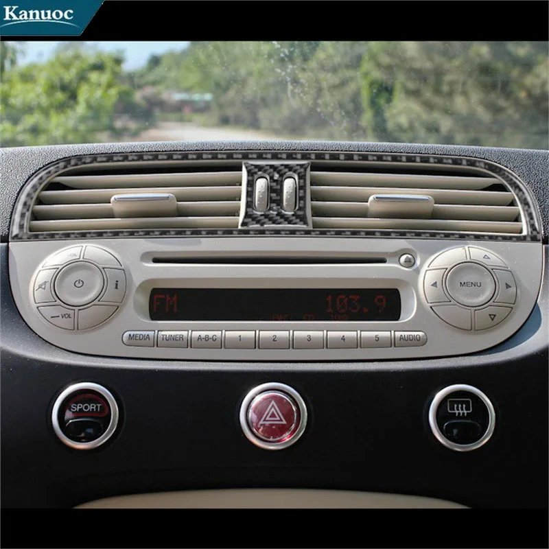 Central Air Outlet Frame Cover Trim For Fiat 500 2012 2013 2014 2015 Carbon Fiber Stickers Car Interior Decorative Accessories
Central Air Outlet Frame Cover Trim For Fiat 500 2012 2013 2014 2015 Carbon Fiber Stickers Car Interior Decorative Accessories