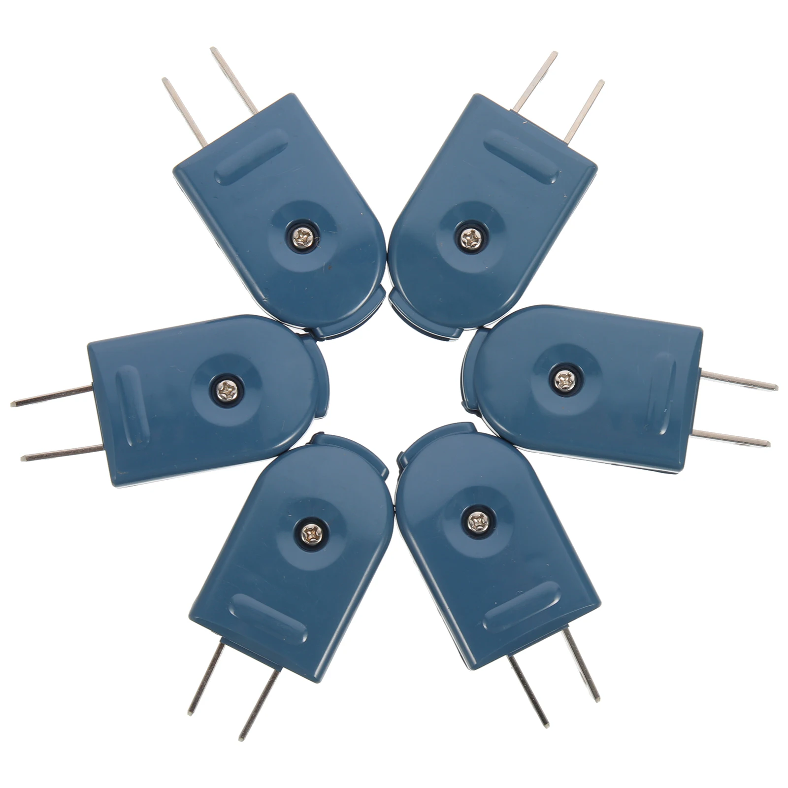 6 Pcs US Plug Male Replacement Electric Adapter 125V 10A Rotatable Extension Cord Ends Electrical Outlet Straight Blade Angle
6 Pcs US Plug Male Replacement Electric Adapter 125V 10A Rotatable Extension Cord Ends Electrical Outlet Straight Blade Angle