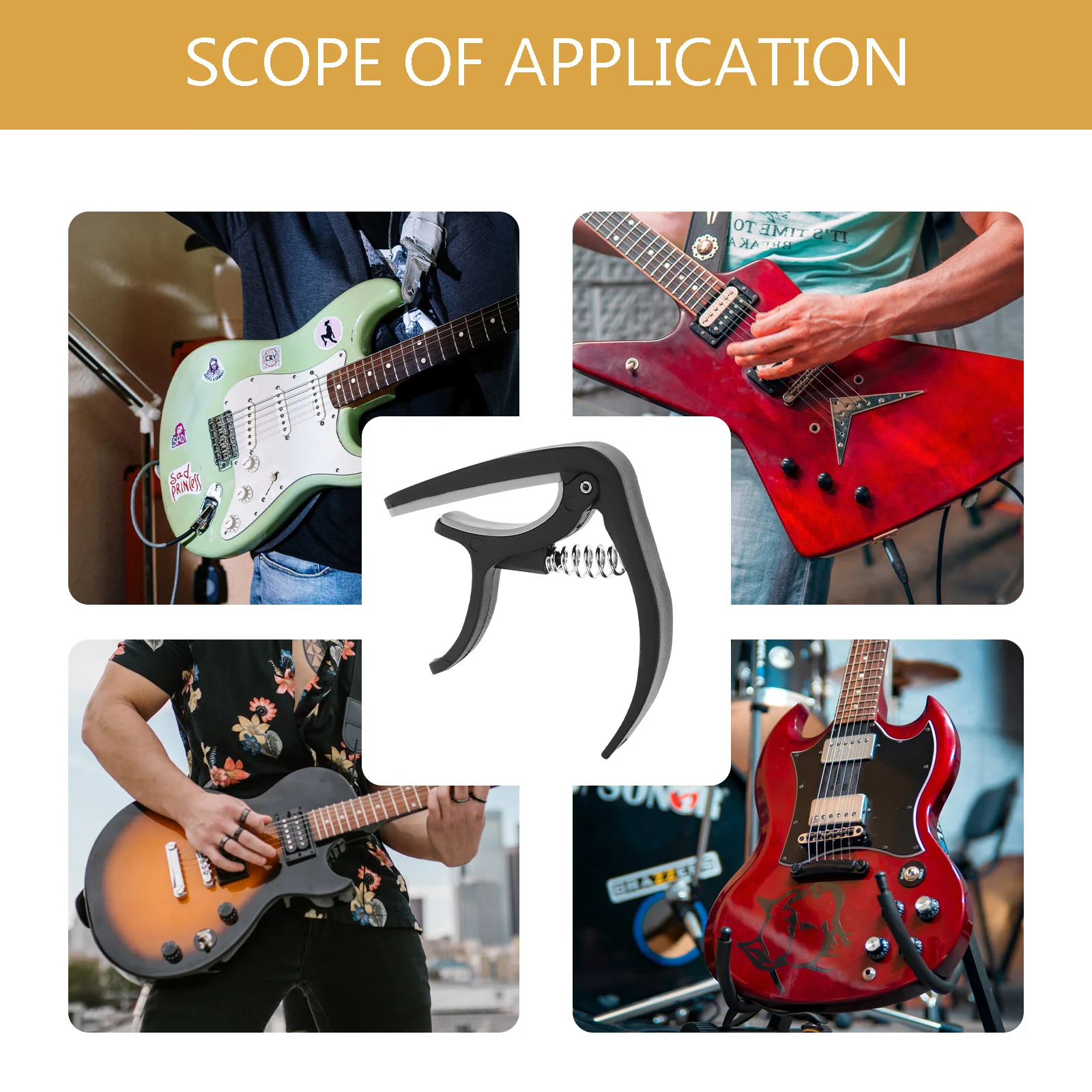 Guitar Capo Sturdy Lightweight for Acoustic Classical Electric Guitar Ukulele Accurate Tuning Performance Capo for Ukulele
Guitar Capo Sturdy Lightweight for Acoustic Classical Electric Guitar Ukulele Accurate Tuning Performance Capo for Ukulele