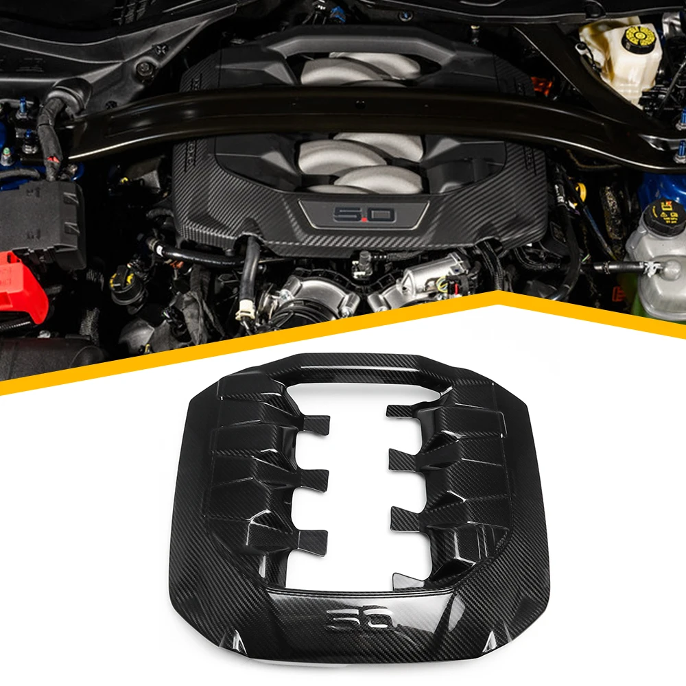 For Ford Mustang S650 GT Dark Horse 2024+ 5.0 Engine Plenum Cover Replacement Dry Carbon Fiber Exterior Trim
For Ford Mustang S650 GT Dark Horse 2024+ 5.0 Engine Plenum Cover Replacement Dry Carbon Fiber Exterior Trim