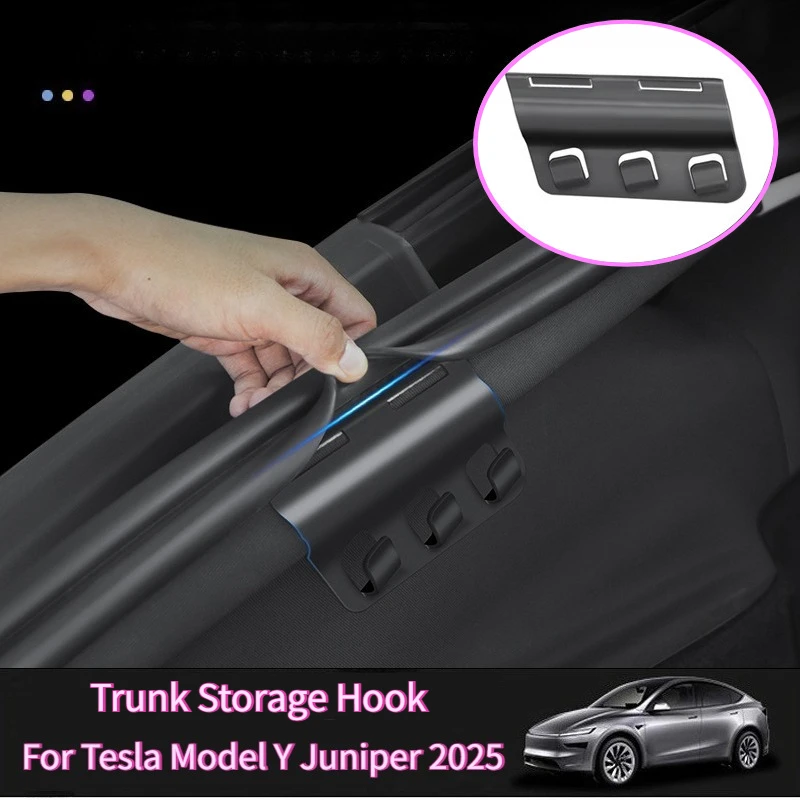 Крючок в багажник для Tesla Model Y Juniper 2025, крючок на заднее сиденье багажника, кнопка, грузовой держатель для продуктовой сумки, вешалка для зонта, хранение
Крючок в багажник для Tesla Model Y Juniper 2025, крючок на заднее сиденье багажника, кнопка, грузовой держатель для продуктовой сумки, вешалка для зонта, хранение