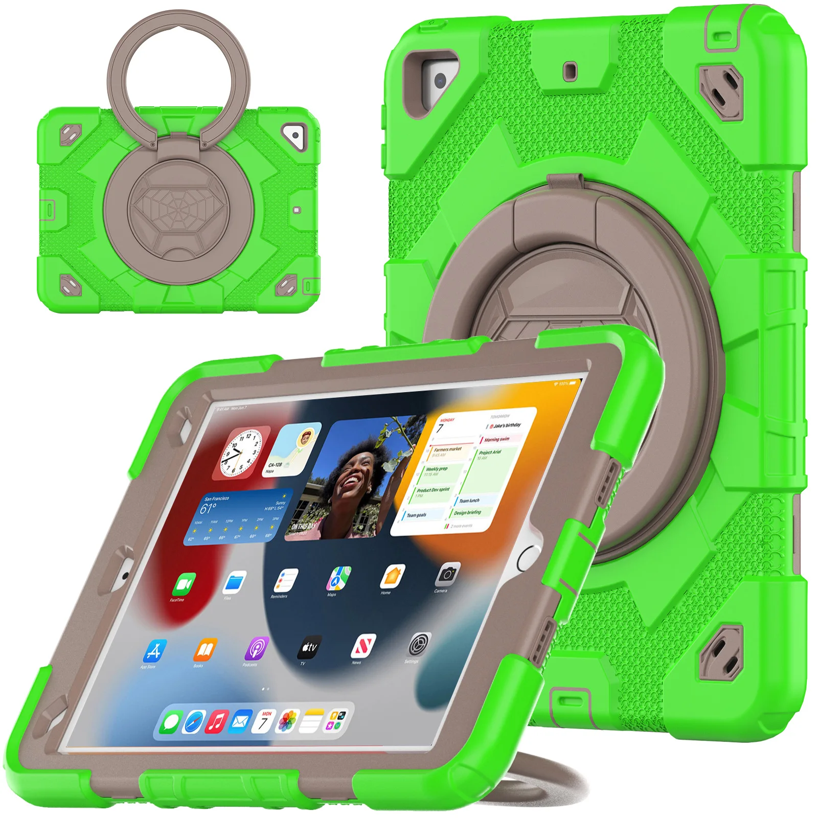 Детский универсальный чехол для iPad 10,2, 2019 2020 2021, 7-го, 8-го, 9-го поколения, Air 3 Pro, 10,5, вращающаяся на 360 градусов подставка, ручка, чехол, шейный ремешок
Детский универсальный чехол для iPad 10,2, 2019 2020 2021, 7-го, 8-го, 9-го поколения, Air 3 Pro, 10,5, вращающаяся на 360 градусов подставка, ручка, чехол, шейный ремешок