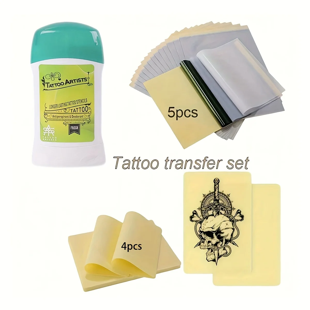 Универсальный набор для переноса татуировок с гелем для переноса и бумагой для начинающих и профессиональных татуировщиков
Универсальный набор для переноса татуировок с гелем для переноса и бумагой для начинающих и профессиональных татуировщиков