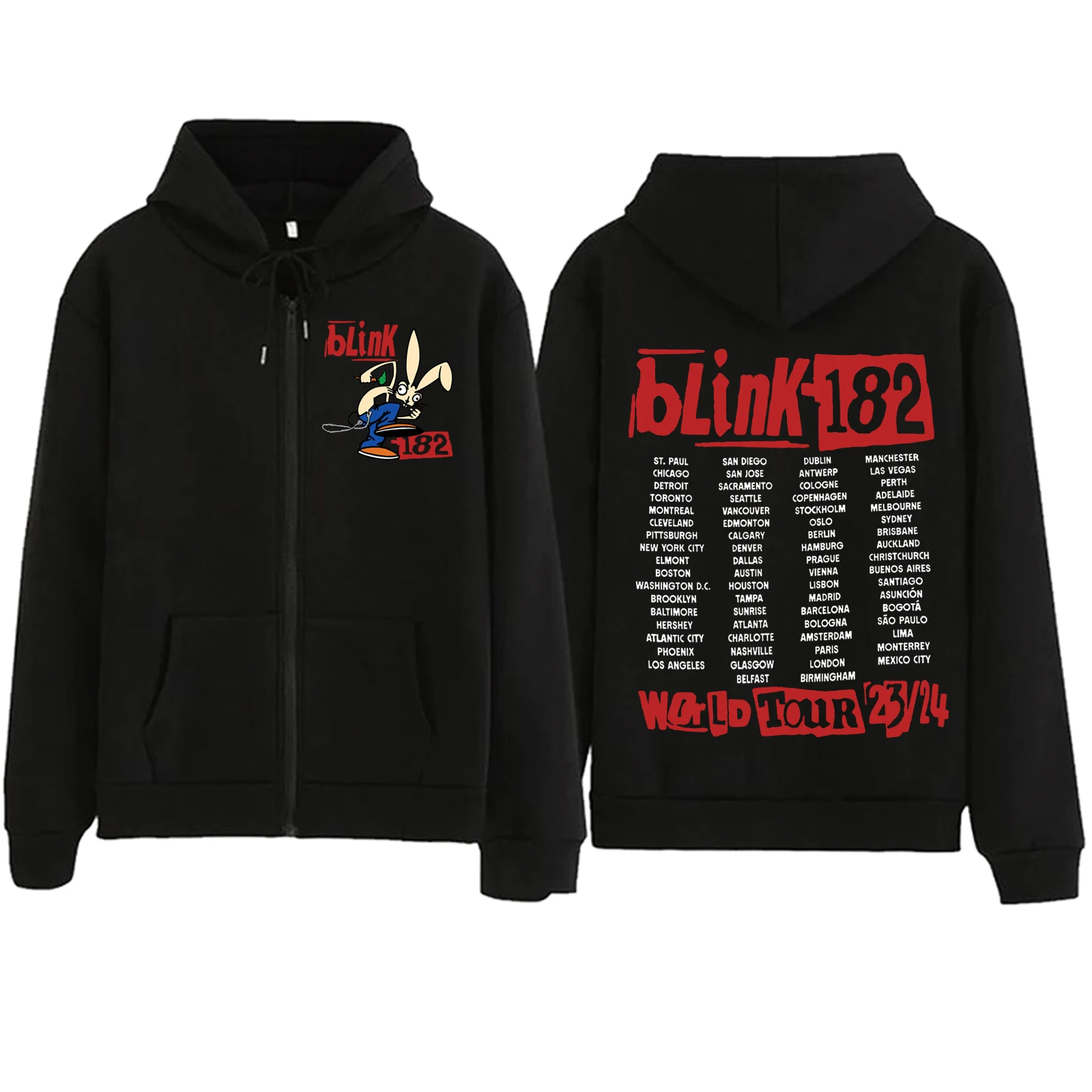 2024 Blink 182 толстовка на молнии в стиле Харадзюку хип-хоп для мужчин и женщин музыкальный подарок для фанатов
2024 Blink 182 толстовка на молнии в стиле Харадзюку хип-хоп для мужчин и женщин музыкальный подарок для фанатов