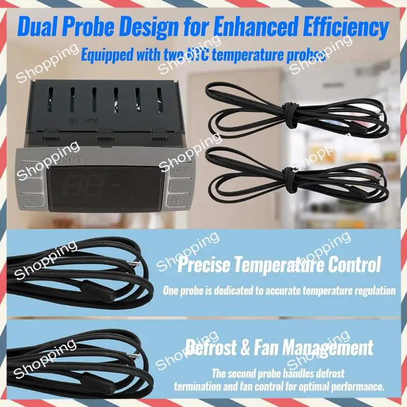 M20K Универсальный для 120 В 50-60 Гц, сменный регулятор температуры коммерческого холодильника XR02CX-4N1F1 с датчиком 
M20K Универсальный для 120 В 50-60 Гц, сменный регулятор температуры коммерческого холодильника XR02CX-4N1F1 с датчиком