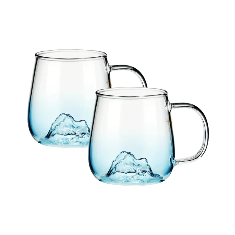 KAMJOVE 3D Snow Mountain Cup with Handle Home Breakfast Cup Juice Coffee Transparent Cup Cute Tea Milk Cup Glass Cup
KAMJOVE 3D Snow Mountain Cup with Handle Home Breakfast Cup Juice Coffee Transparent Cup Cute Tea Milk Cup Glass Cup