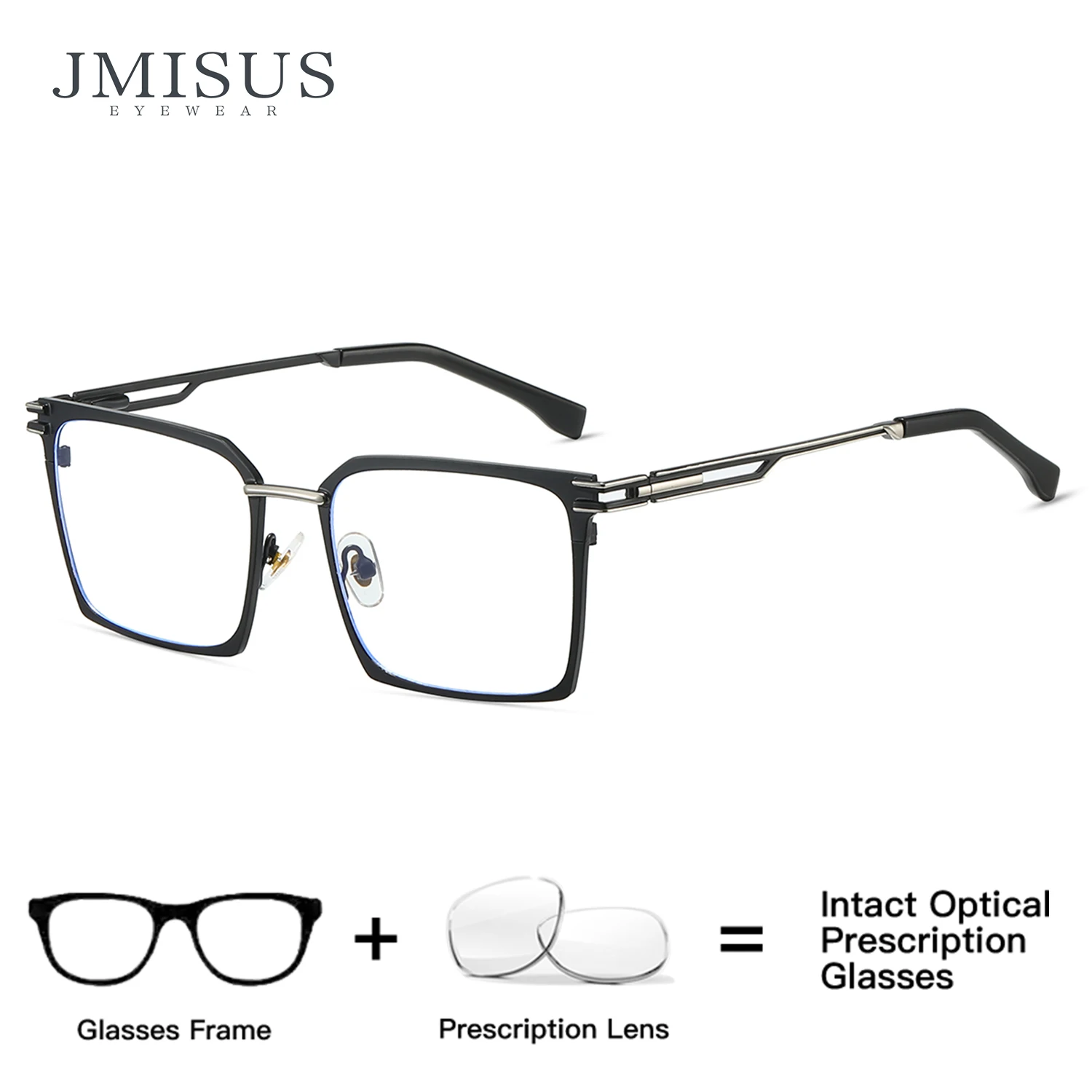 JMISUS Fashion Square Progressive Prescription Glasses Men Custom High-quality Metal Male Photochromic Optical Eyewear
JMISUS Fashion Square Progressive Prescription Glasses Men Custom High-quality Metal Male Photochromic Optical Eyewear