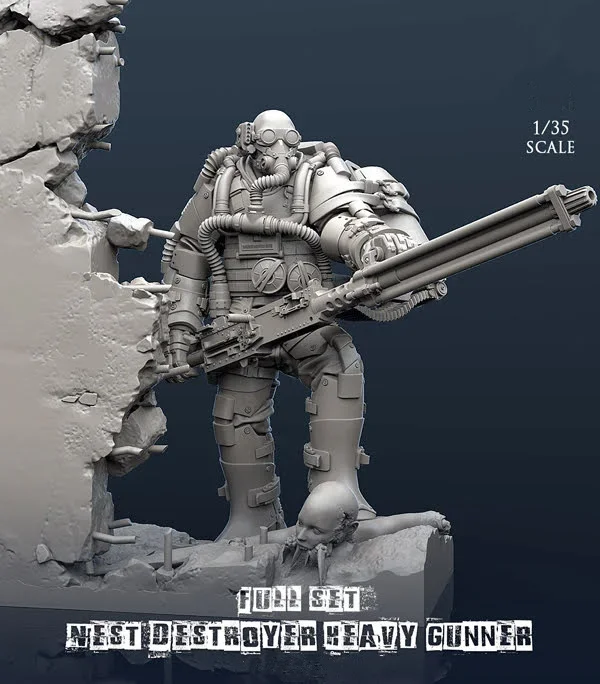 1/35 Scale Resin Figures Assembled Model Kits Fantasy Model Machine Gunners and Resin Scenes Unassambled Unpainted 394
1/35 Scale Resin Figures Assembled Model Kits Fantasy Model Machine Gunners and Resin Scenes Unassambled Unpainted 394