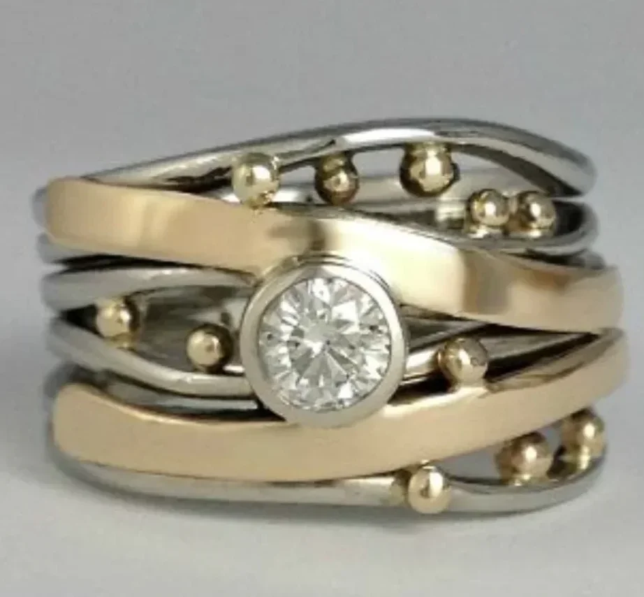 New Vintage Creative Hollow Gold Color Round Stone Rings For Women Party Accessories Gifts 2024 Custom Jewelry
New Vintage Creative Hollow Gold Color Round Stone Rings For Women Party Accessories Gifts 2024 Custom Jewelry