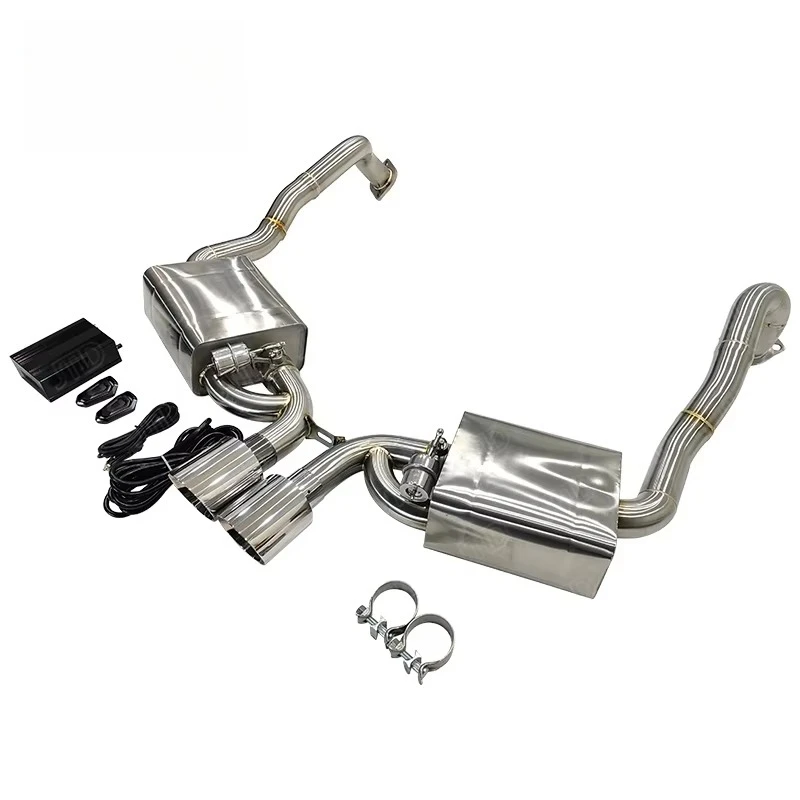 Performance Cat-Back Stainless Steel Exhaust System for 981 Boxster/Cayman Dual Tips
Performance Cat-Back Stainless Steel Exhaust System for 981 Boxster/Cayman Dual Tips