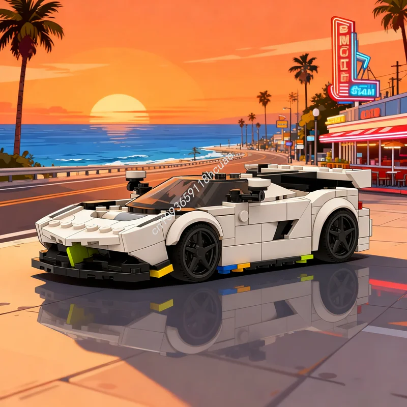 345pcs MOC Jesko Attack City Champions Model Building Toy Blocks Assemble Idea Education Brick Christmas Gift Kids
345pcs MOC Jesko Attack City Champions Model Building Toy Blocks Assemble Idea Education Brick Christmas Gift Kids