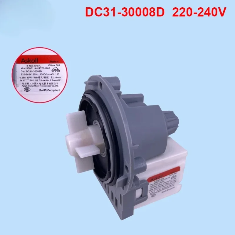 Drain Pump As Koll DC31-00180A-30008D Hanyu B20-6 Suitable for Sam Sung Drum Washing Machine
Drain Pump As Koll DC31-00180A-30008D Hanyu B20-6 Suitable for Sam Sung Drum Washing Machine