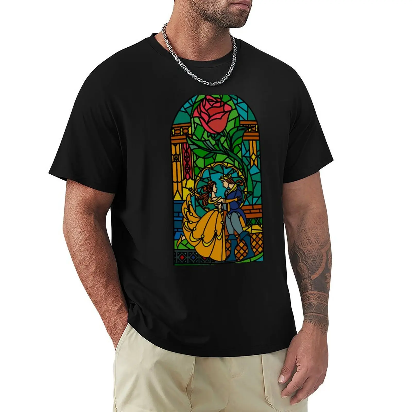 Beautiful and Beastly Stained Glass Window T-Shirt graphics customizeds boys whites anime t shirts mens tall t shirts
Beautiful and Beastly Stained Glass Window T-Shirt graphics customizeds boys whites anime t shirts mens tall t shirts