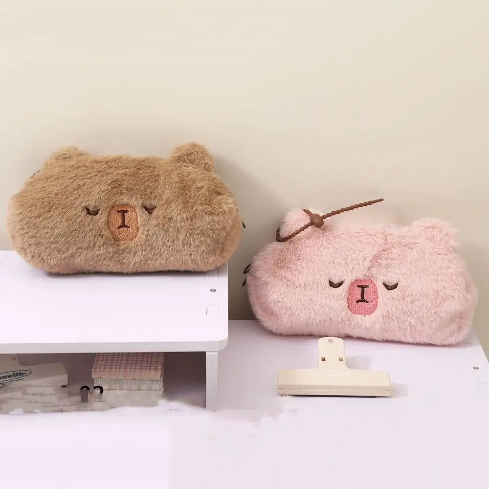 Kawaii Cartoon Capybara Pencil Case Zipper Large Capacity Plush Animal Pen Bag Organizer Travel Toiletry Stationery Bag Student
Kawaii Cartoon Capybara Pencil Case Zipper Large Capacity Plush Animal Pen Bag Organizer Travel Toiletry Stationery Bag Student