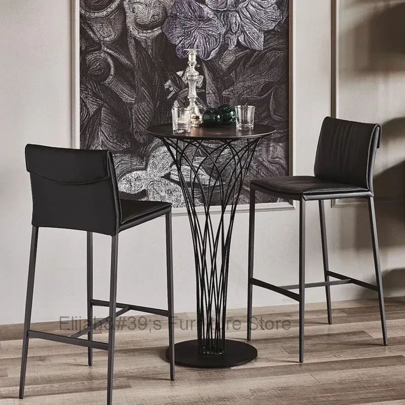 Modern Leather Bar Stool Luxury Nordic Style Kitchen Dining Bar Stools Living Room High Quality Taburete Hotel Furniture
Modern Leather Bar Stool Luxury Nordic Style Kitchen Dining Bar Stools Living Room High Quality Taburete Hotel Furniture