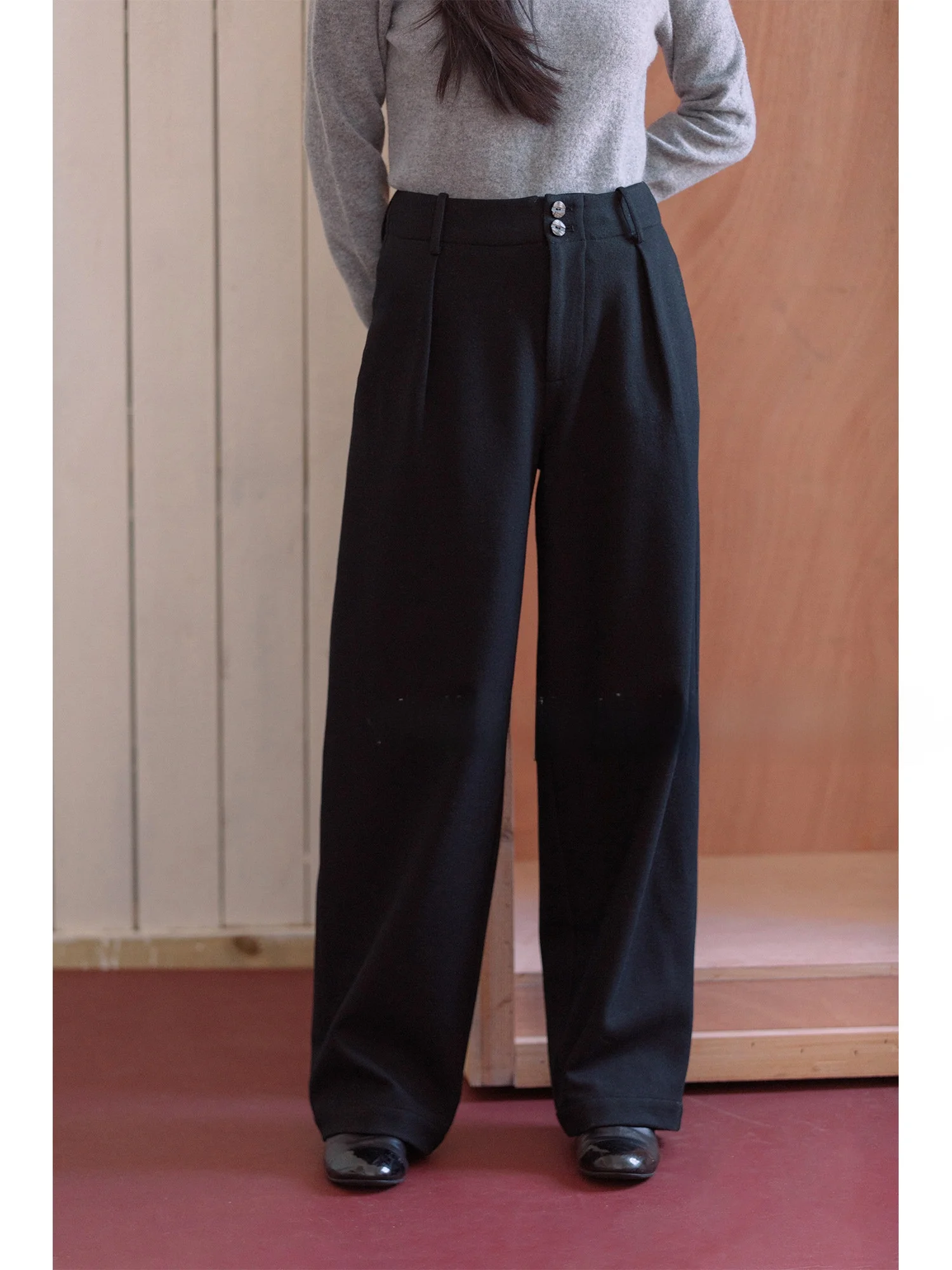 Брюки женские повседневные класса люкс DingDongMa ENCORE BASIC Series, с высокой талией, из шерсти и хлопка, зауженные, плиссированные, модель Sli
Брюки женские повседневные класса люкс DingDongMa ENCORE BASIC Series, с высокой талией, из шерсти и хлопка, зауженные, плиссированные, модель Sli