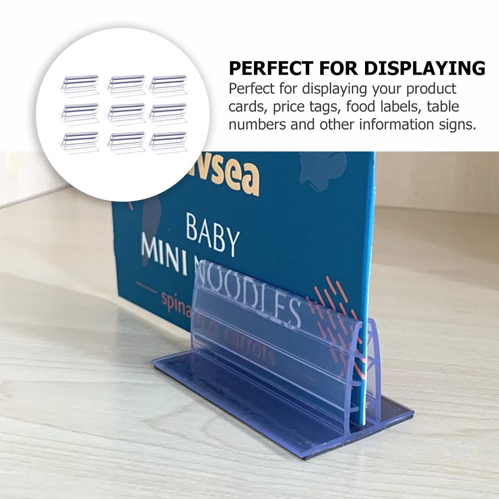 16Pcs Classification Boards Self Adhesive Sign Holder for Price Tags Table Numbers Display Sneeze Guard Support Information Sign
16Pcs Classification Boards Self Adhesive Sign Holder for Price Tags Table Numbers Display Sneeze Guard Support Information Sign