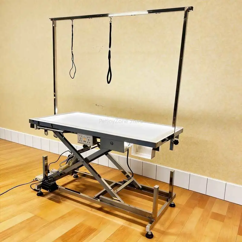 Professional Hydraulic Dog Grooming Table Adjustable Pet Grooming Station With Non Slip Surface And Arm Clamp
Professional Hydraulic Dog Grooming Table Adjustable Pet Grooming Station With Non Slip Surface And Arm Clamp