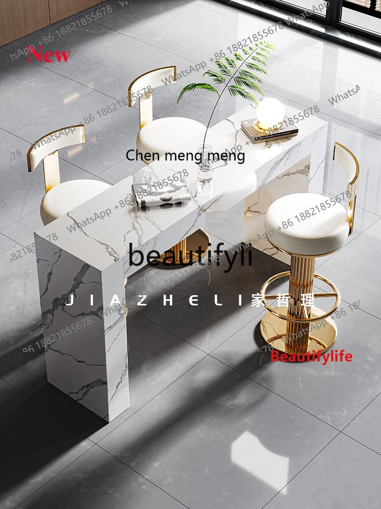 A32 Light Luxury High-End Bar Table Home Living Room High Stool Table Custom Partition Cabinet Entryway Table
A32 Light Luxury High-End Bar Table Home Living Room High Stool Table Custom Partition Cabinet Entryway Table