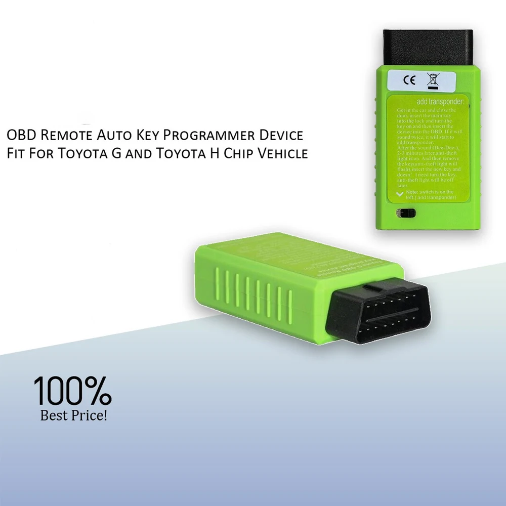 Устройство для программирования удаленных ключей для Toyota G Chip H Chip Автомобильный OBD-порт Автомобильное интеллектуальное управление Автоматический программатор ключей Инструмент 16pin 
Устройство для программирования удаленных ключей для Toyota G Chip H Chip Автомобильный OBD-порт Автомобильное интеллектуальное управление Автоматический программатор ключей Инструмент 16pin